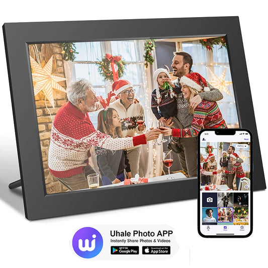 Digital Picture Frame 10.1 Inch 32GB Smart Wifi Digital Photo Frame with 1280X800 IPS HD Touch Screen Electronic Video Gift