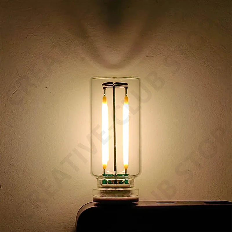 USB Touch Control LED Night Light Atmosphere Light Edison Bulb Incandescent Lamp LED Filament Light Bulb Bedroom Decoration